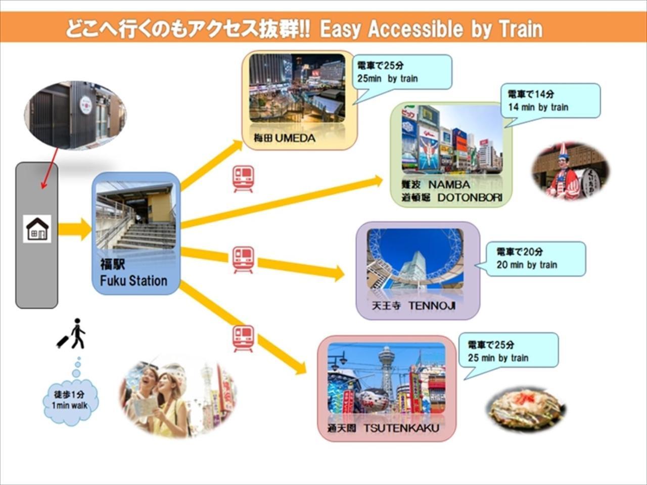 Apartament Miyado Nf 203 Osaka Zewnętrze zdjęcie